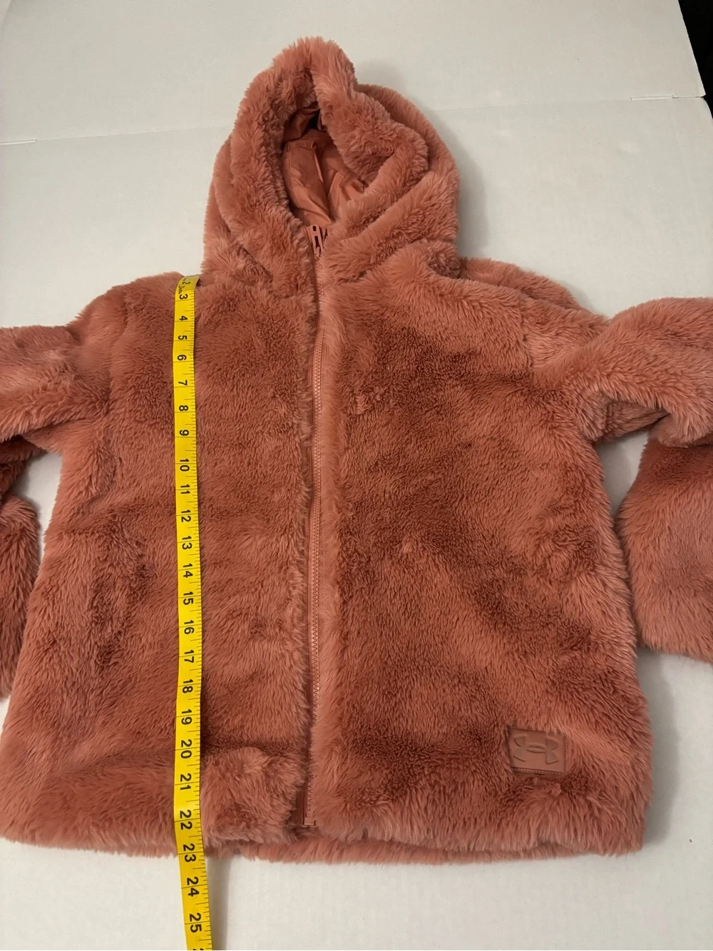 Under Armour Faux Fur Girls Jacket Coat Size YL